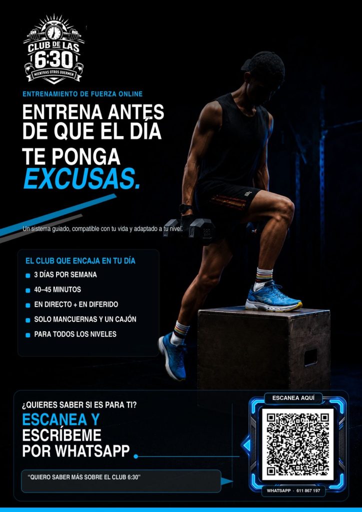 Club de las 6:30, entrenamiento de fuerza online